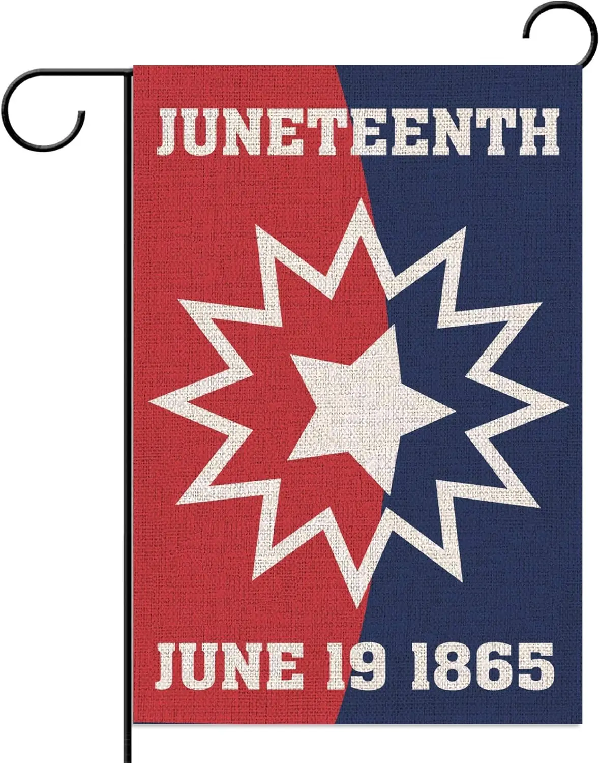 Juneteenth Garden Flag 12.5×18'' June 19th 1865 Independence Day Freedom Day Decoration Outdoor African Afro American Fe