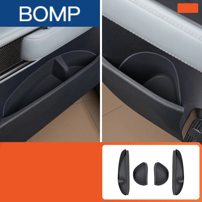 

Fit For BYD Leopard 5 2023-2024 Car Styling Door Storage Box Silicone Mat Door Slot Storage Protective Mat Auto Interior Accessr
