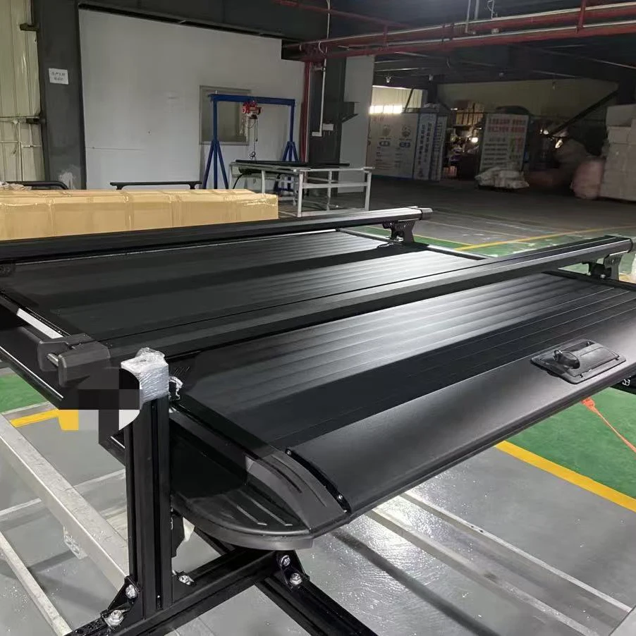 Dream Car Custom Manual Aluminum Alloy Low Profile Rolling Tailbox Tonneau Cover For F150 Chevy Silverado Ram