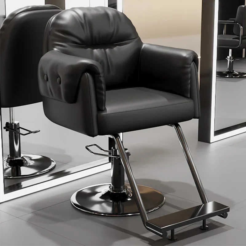 Aesthetic Swivel Barber Chair Professional Elegant Design Modern Salon Chairs Height Modern Sillas De Barberia Furnitures