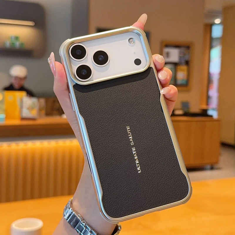 

For Apple iphone 17 Pro Max Case PU Leather Magnetic Wireless Charging Protective Back Cover Case For iphone 17 Air Phone Shell