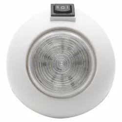 Boat Caravan Interior LED Spot Light Van Camper White+Blue Ceiling Reading Light RV 12V LED Roof Lamp  for Car Trailer Truck Bus