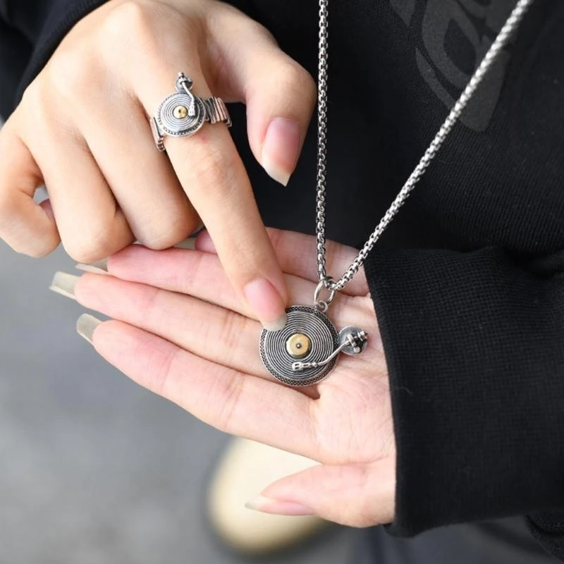  Adjustable Copper Rings Discs for Expressing Musical Passion and Distinctive Fashion Statements