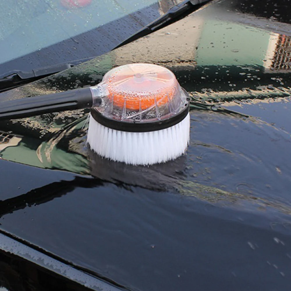 Spazzola rotonda rotante per Karcher K2/K3/K4/K5/K6/K7, lavaggio auto idropulitrice ad alta pressione, spazzola rigida per lavaggio pulizia dell'acqua - L49A