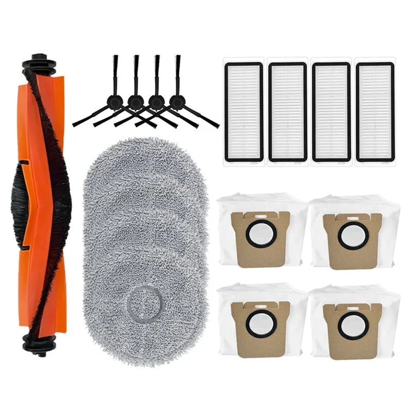 A44F-Per Dreame Bot L20 Ultra Robot Aspirapolvere Spazzola laterale principale Filtro Hepa Mop Panni Straccio Sacchetto per la polvere Parti Accessori