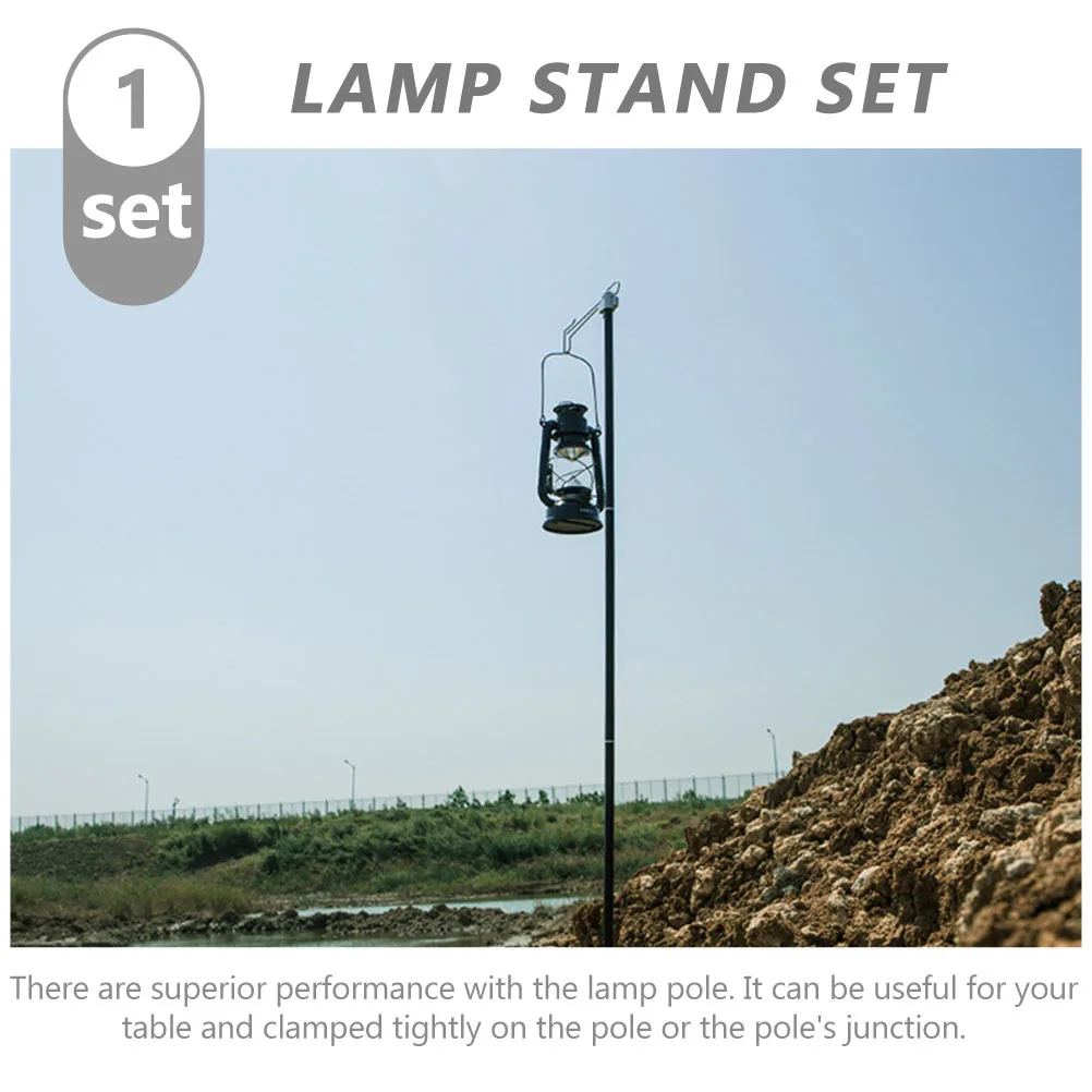 

1 комплект, регулируемый кронштейн для лампы с широким диапазоном для кемпинга, пешего туризма, рыбалки, портативный легкий держатель для светильника