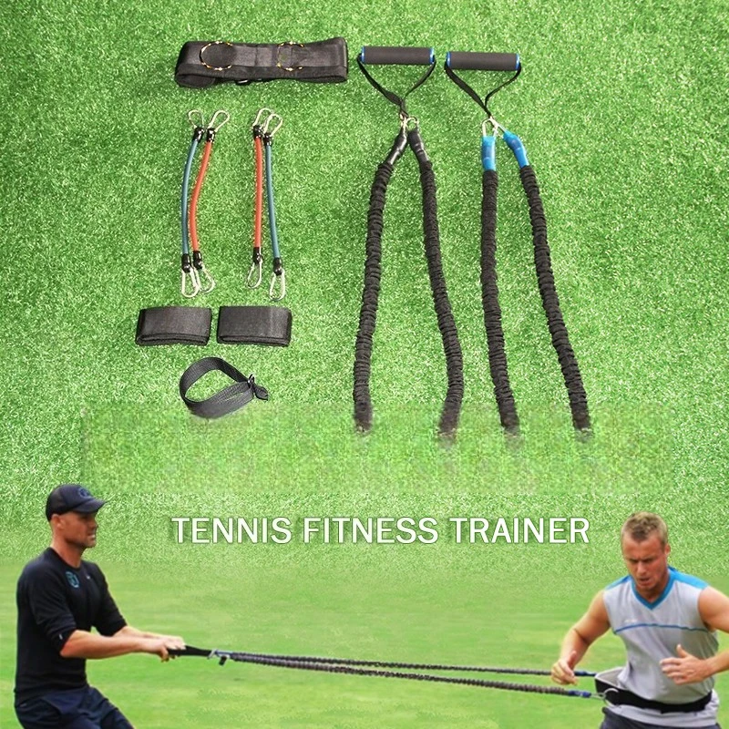 Professional Tennis Resistance Training Set High Elasticity Tennis Puller Adult Training Elastic Rope Portable Sports Accessory