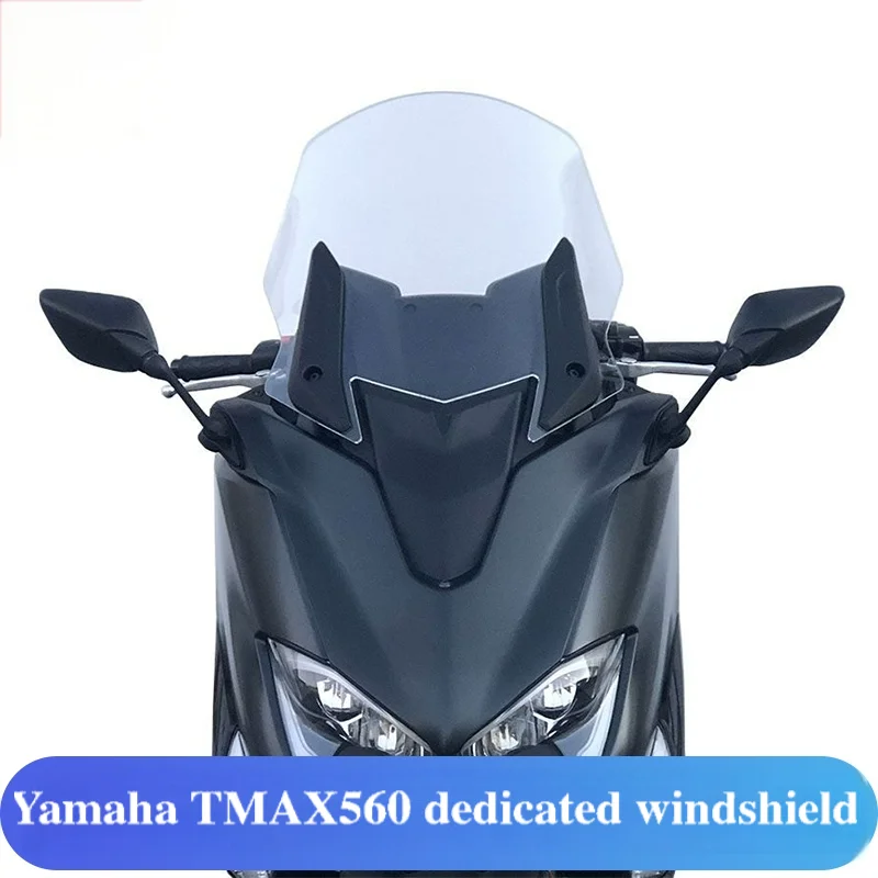 For 2020 Yamaha TMAX560 TMAX530DX/SX Windshield Heightened Modified Imported High Transparency Windscreen Tmax-560 2020 Wind Def