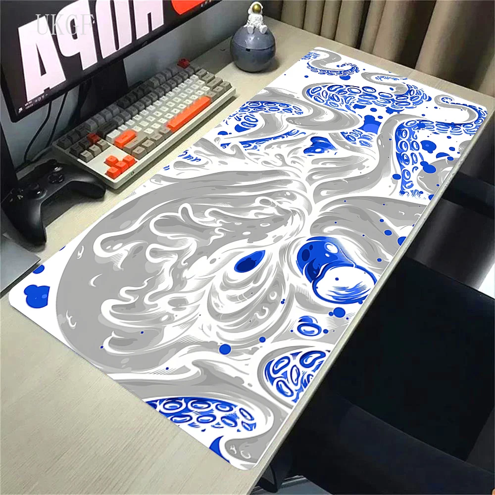 Gamer Mousepads Large Octopus Beast Mousepad Keyboard Desk Mat Color Monster HD Customized Desk Mats Company Mouse Pad For Gift