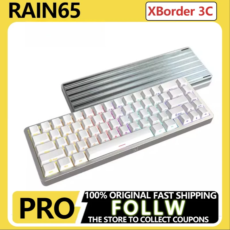 

IPI RAIN65 PRO Second Generation Magnetic Axis Keyboard Full Aluminum Body Gaming Keyboard 67 Keys Compact Layout Adjustable