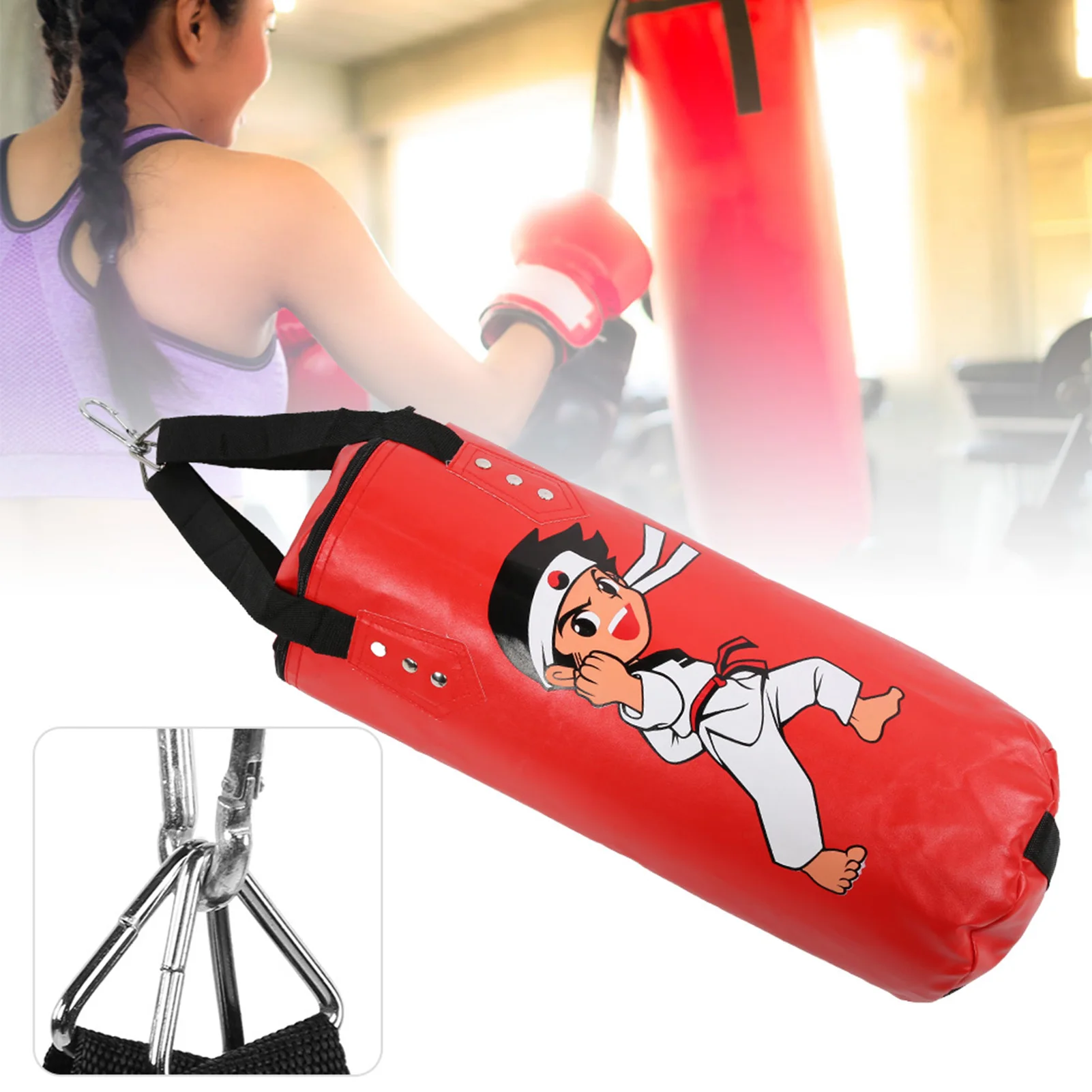 53cm Children Boxing Sandbag Hanging Type Kid  Muay Thai Training Hollow Equipment