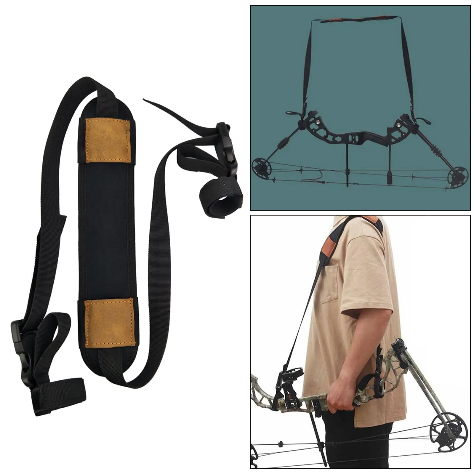 Compound Bow Sling Bow Arrow Bow Strap Portable for  Accessory image 5