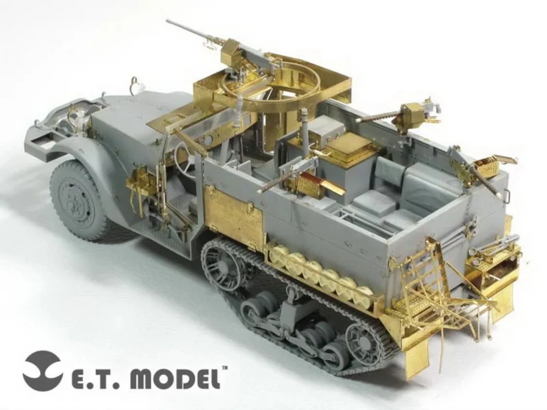 E.T Model E35-144 1/35 U.S. M2A1 Half-Track For DRAGON 6329 Etching parts