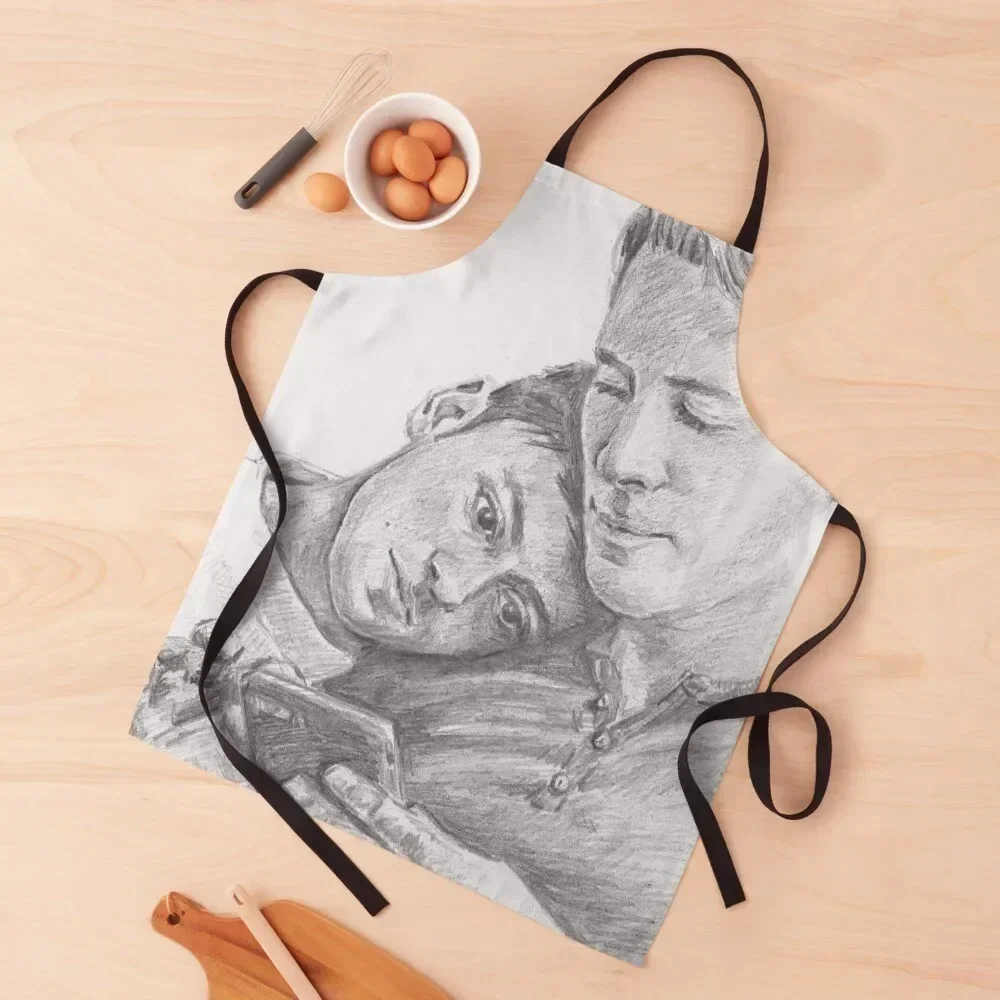 

Tom Daley and Dustin Lance Black Apron Household Items Kitchen Chef Uniform For Men Korean Apron