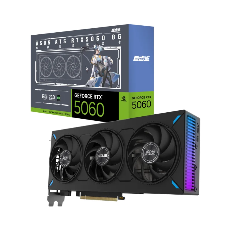 ASUS PRIME ATS RTX 5060 8G O8G NVIDIA ®   GeForce RTX ™   Новая видеокарта 5060.