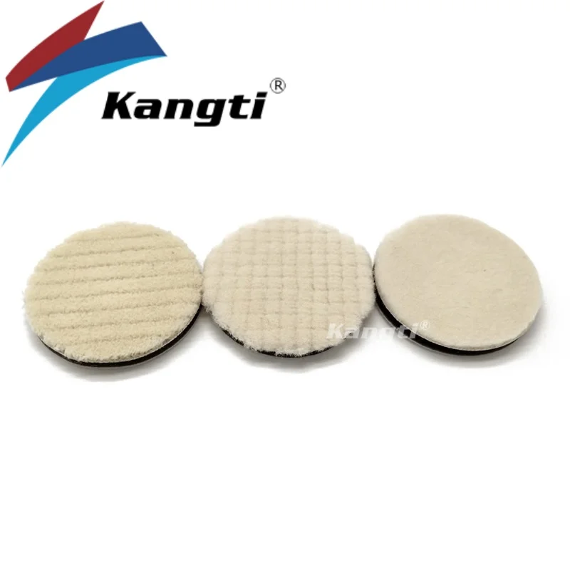 

3 lnch 5 Inch Japan Style Wool Polishing Pad Buffing Pads For Car Polisher Kits Wool Finish Polishing Pad Heavy Cutting