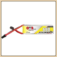 3Pcs/Set Gaoneng GNB 1S/2S/3S/4S/6S HV Lipo Battery 660mAh Max 180C For Emax Tinyhawk King Kong Ldarc TINY7 Drone