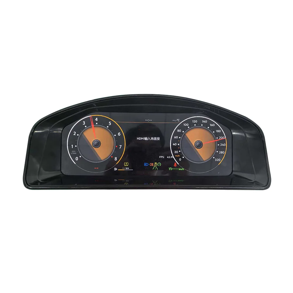 

Foforfor Latest Original Car Digital Cluster Instrument Speedometer Panel for Volkswagen Multivan T5 LCD Dashboard Linux System