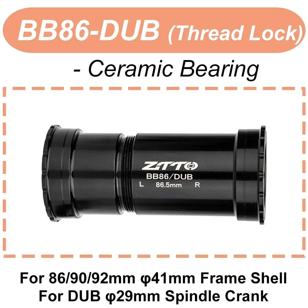 ZTTO BB DUB Fahrrad-Innenlager 29mm Kurbelachse Stahl-Keramik-Lager MTB Fahrradrahmen BSA BB86 92 BB386 BB30 PF30 T47 PF79 – Detail 9