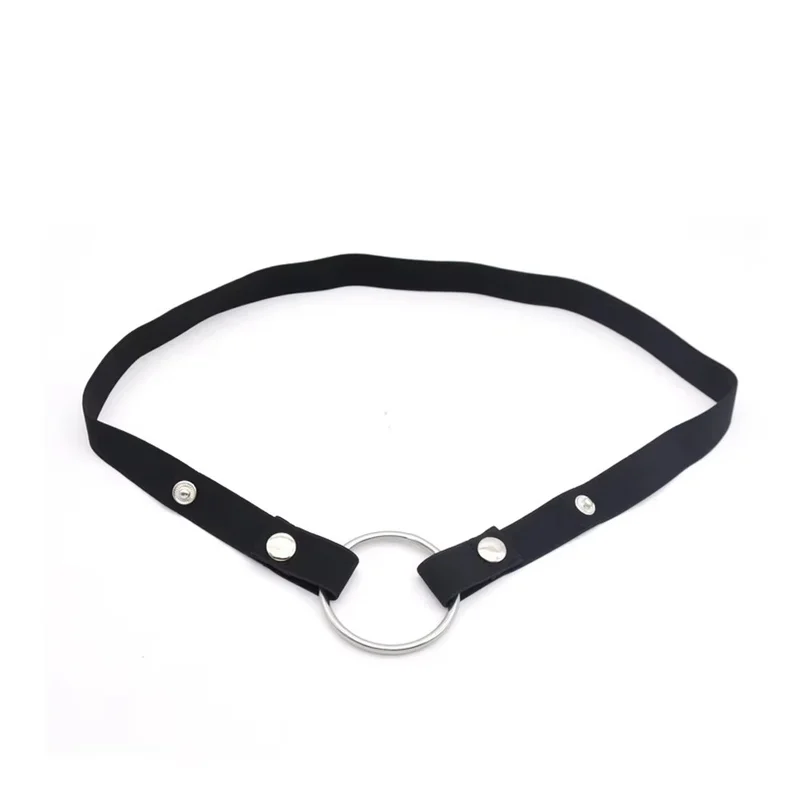 Male Chastity Belt Cage Chastity Lock Anti-shedding Device Fixed Elastic Strap Auxiliary Strap Adjus