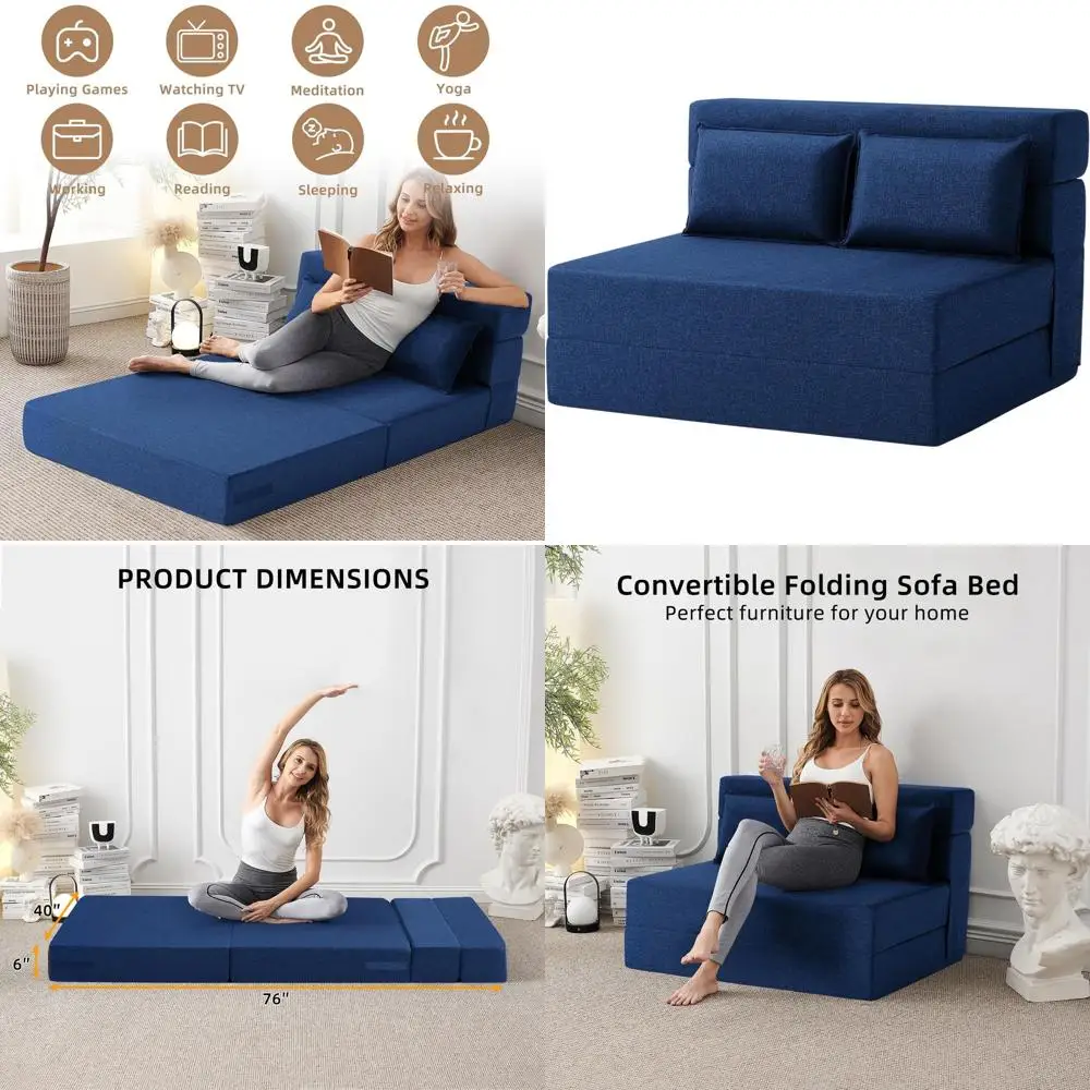 Navy Blue Sleeper C…