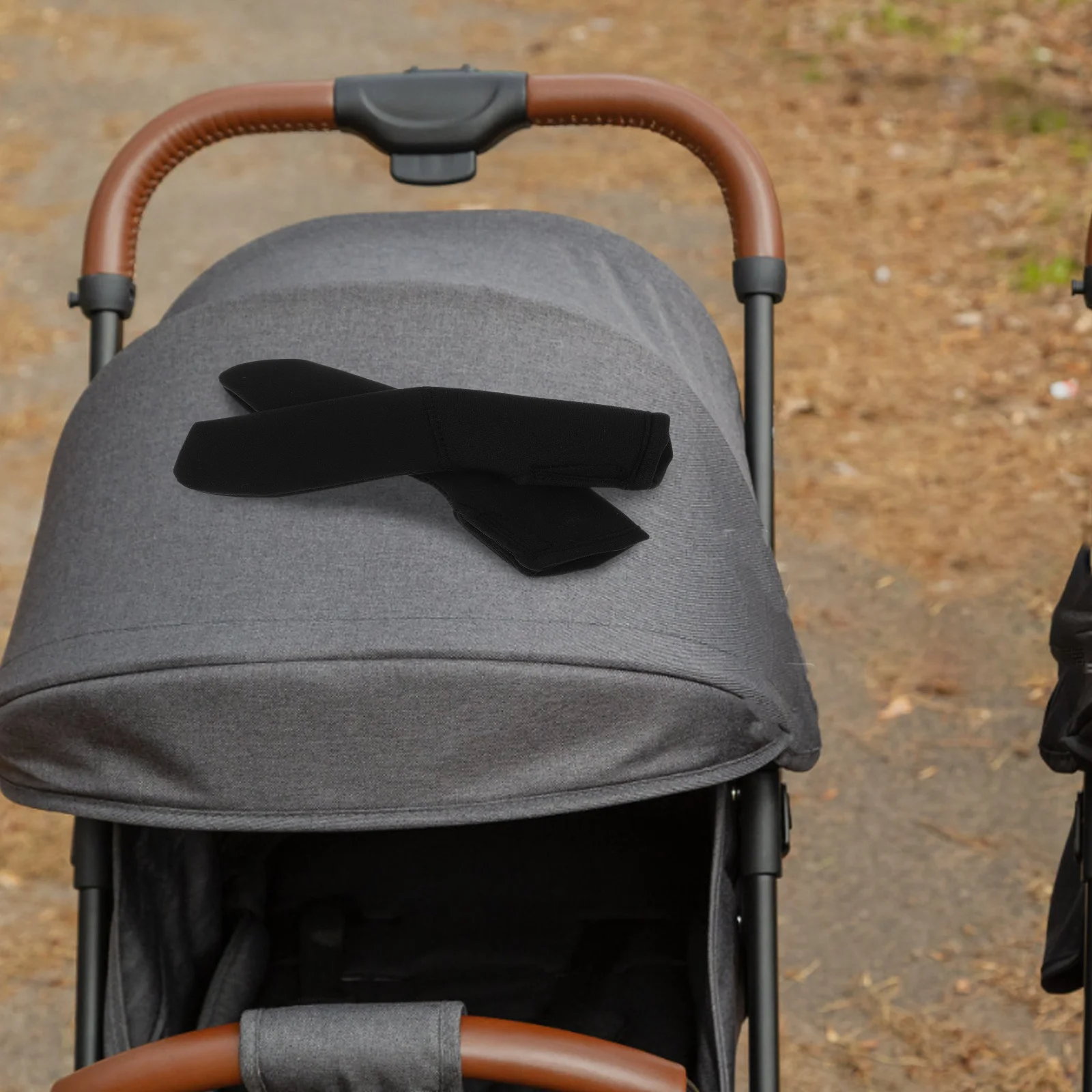 1 زوج غطاء مقبض عربة الأطفال للطفل يدفع باليدين عربة قبضة حامي كم لينة النيوبرين محكم سطح مظلة سهلة التنظيف