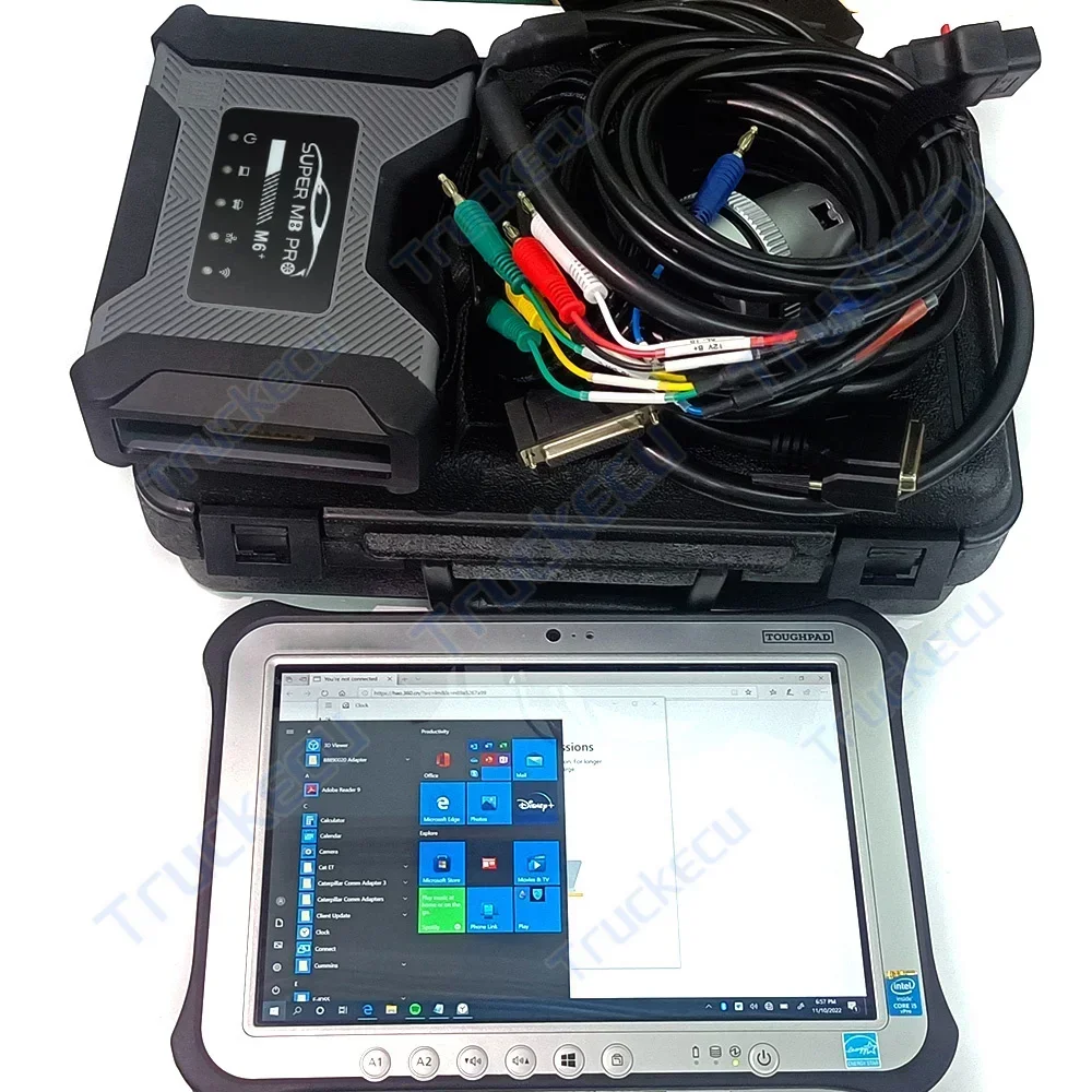 DoIP Wifi M6 Super MB Pro M6 Wireless for Benz Star Diagnosis Tool PK MB Star C4 C5 C6 Multiplexer+Fz-g1 Tablet Ready To Use