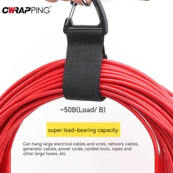 Camping RV Storage Tools Nylon Heavy Cord Cable Ties Cable Wire Organizer Tools Storage Strap Cord Organizer for Mountaineering