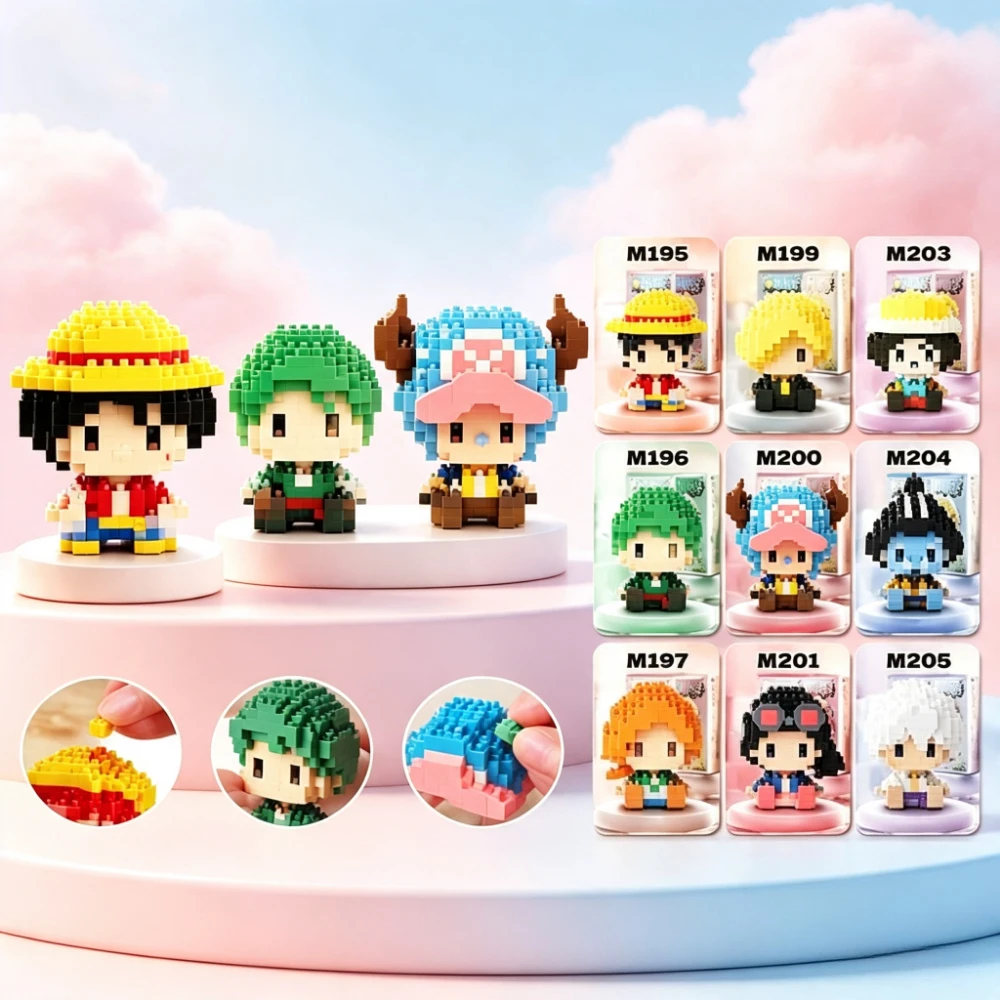 Kawaii Anime Micro Building Bl - Building Block Mini ulasan dan harga