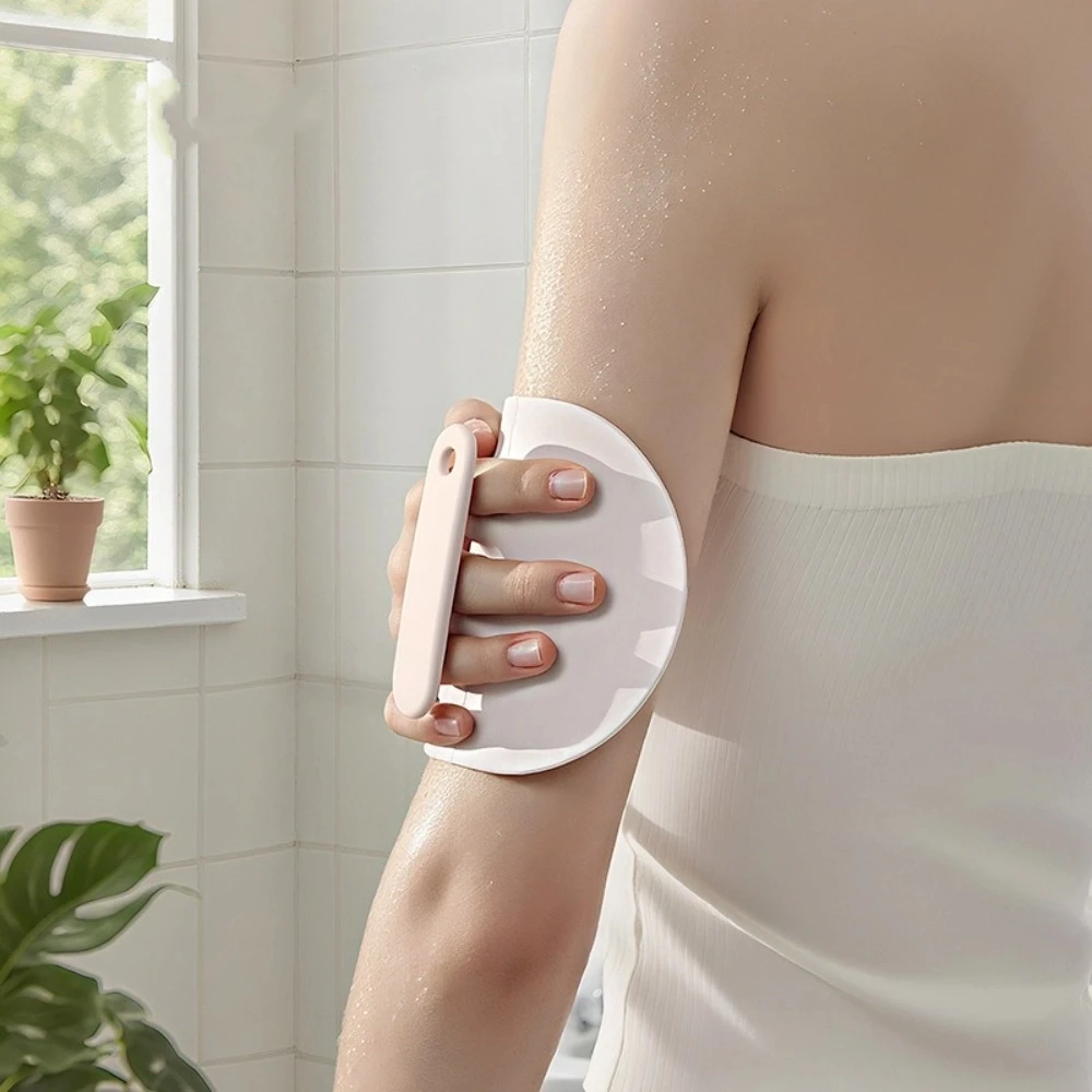 

New Silicone Bath Towel Non-slip Bath Leather Bath Scrubber Strong Reusable Body Scrub Towel Mud Scrubbing Tool