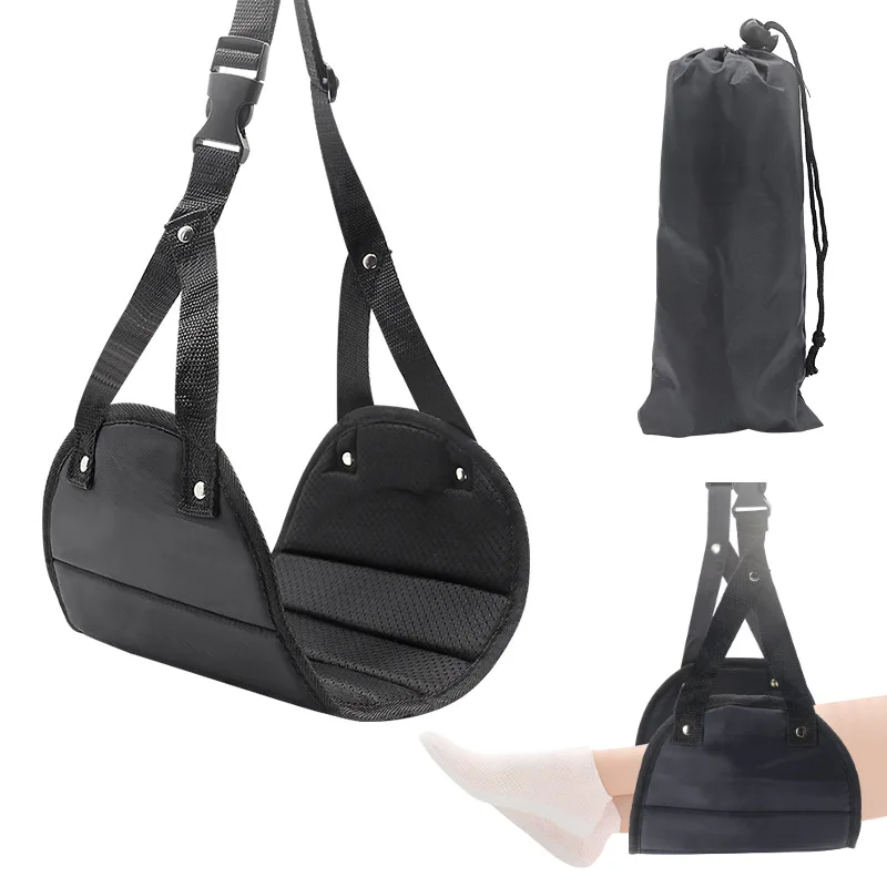 

Travel Foot Rest Hammock Office Foot Rest Belt Airplane High-speed Rail Foot Rest Hammock Foot Step Travel Artifact