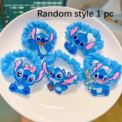 Disney Lilo och Stitch Hårband för Kvinnor Kawaii Stitch Akryl Hårnål Gummiband Håraccessoarer Flickpresenter 10 best sales strängstygn - №2