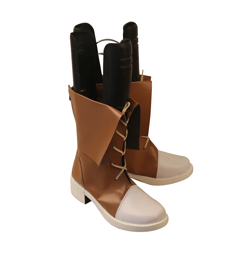 Tales of Berseria Velvet Crowe Cosplay Boots Brown Shoes Custom Made Any Size for Adults and Kids