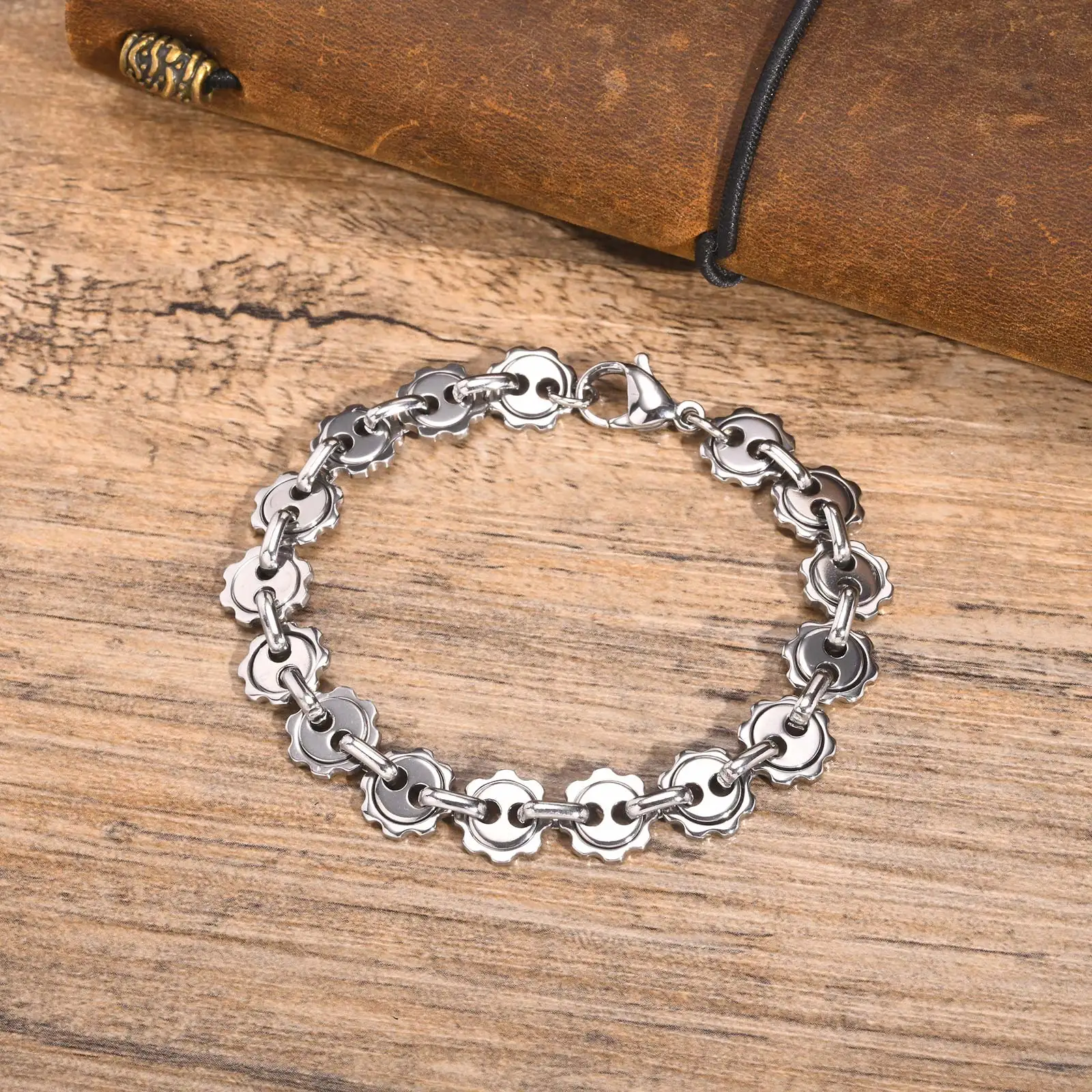 Браслет Mprainbow в виде солнца для мальчиков, браслет из нержавеющей стали ручной работы, новая Подарочная цепочка