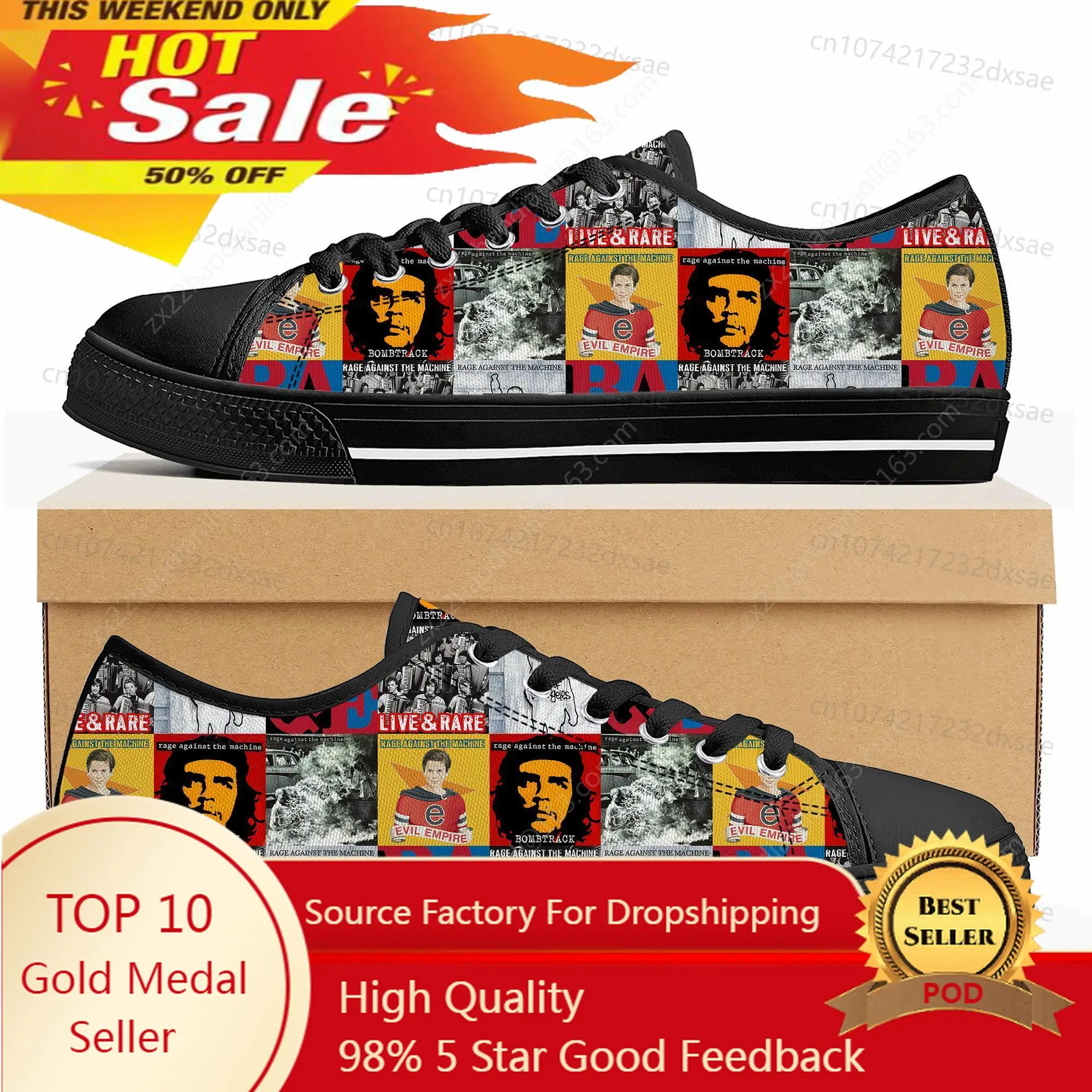 

Rage Against The Machine Low Top High Quality Sneakers Mens Women Teenager Canvas Sneaker Casual Couple Shoes Custom Shoes