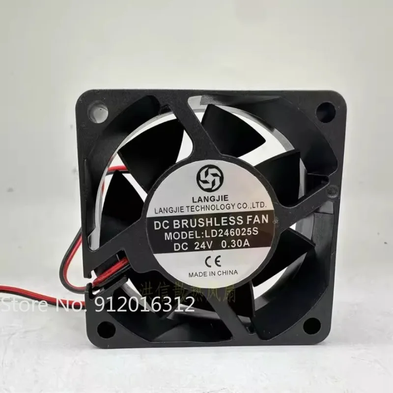 

NEW Cooling Fan LD246025S DC24V 0.30A Inverter Cooling Fan 6025 6CM 60 *60 * 25MM