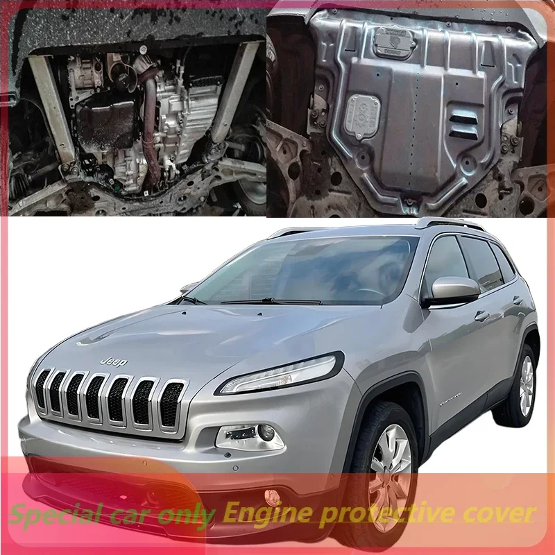 

Higher Quality For JEEP Cherokee 2014-2021 Under Engine Guard Splash Shield Mud Fender Cover Plate Fender Mudguard Protector