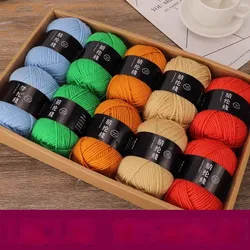 100g/set Thick Acrylic Yarn 4ply Crochet for Knitting Tufting Slipper Scarf Hand-woven Clothing Diy Doll Warm Soft Baby Thread