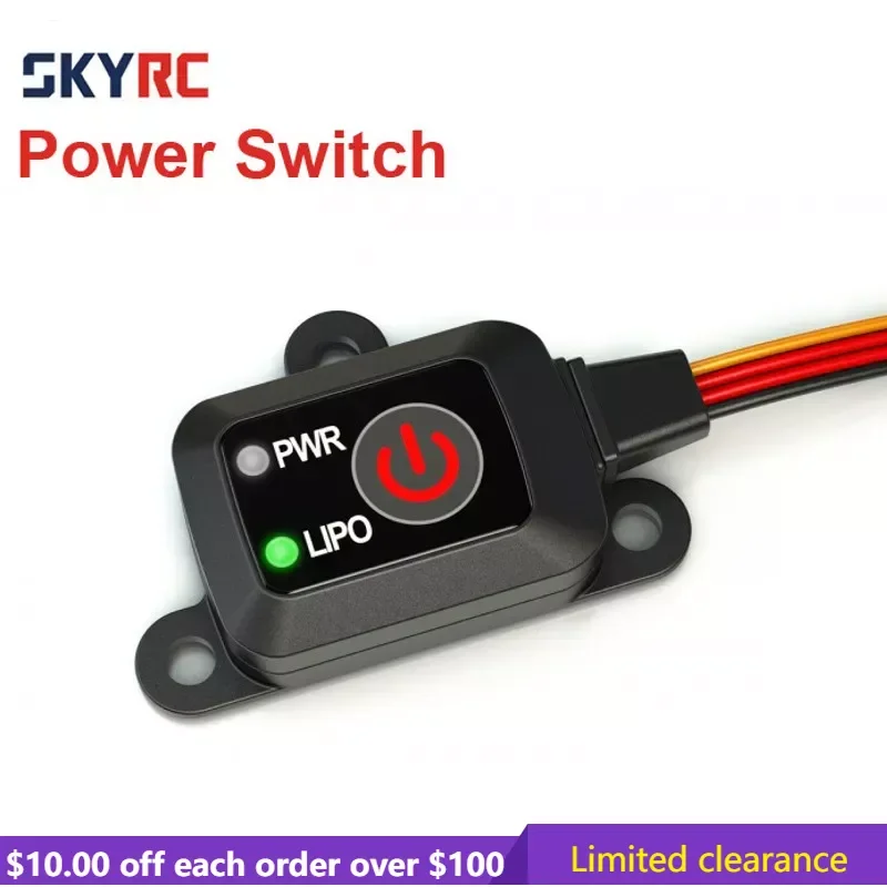 

Limited Clearance SKYRC SK-600054-01 Power Switch On/Off MCU Controlled LIPO NIMH Battery 4-12V