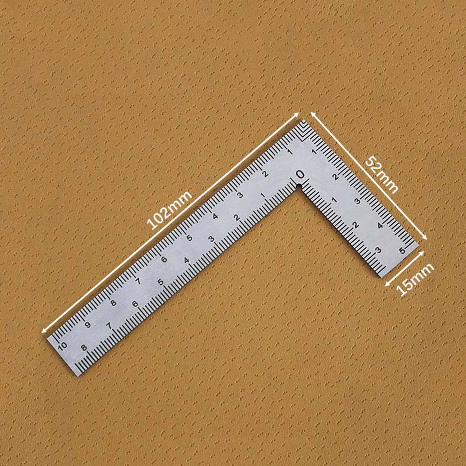 Mini Right Angle Ruler Layout Tool Mini Framing Ruler Stainless Steel Square Measuring Ruler Building Framing Gauge Drafting Too