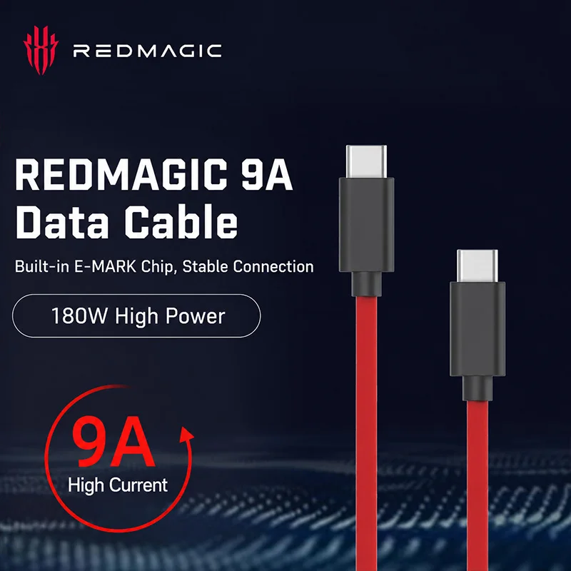 nubia-red-magic-6a-9a-デュアルtype-c急速充電データケーブル-e‑markerチップ搭載-120‑180w-高電流対応-モバイルフォン・ノートパソコン・タブレット用データ充電ケーブル