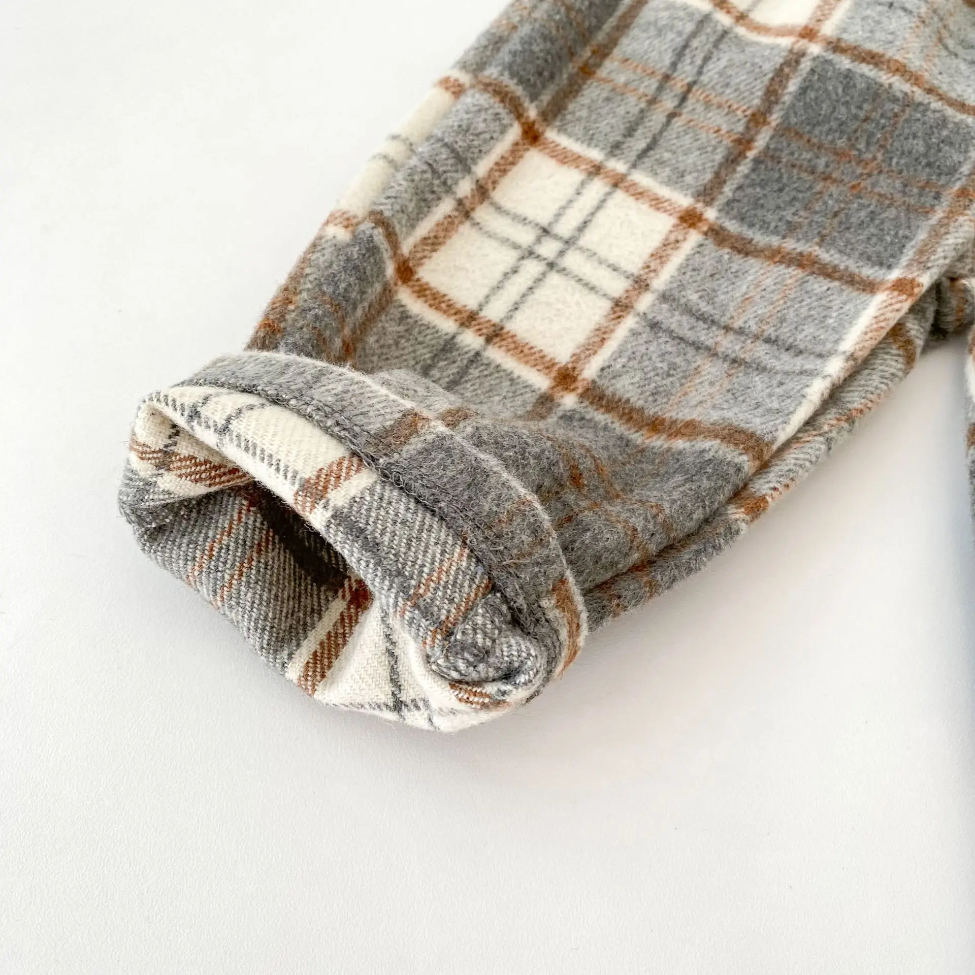 2026 Herbst Süßer Stil Kinderrock Karierter Plissee-Rock mit Elastikbund für 6M-4J Mädchen Vielseitiges Kinderkleid – Detail 16
