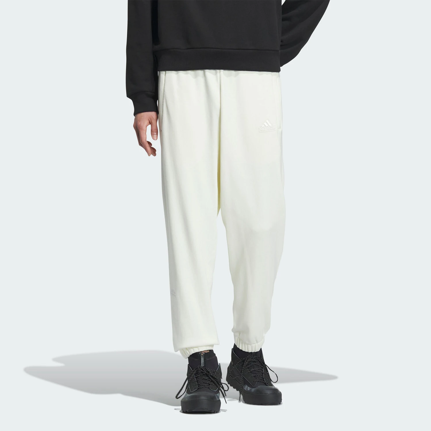Adidas genuine new men's knitted loose fitting ankle sports pants IT3950
