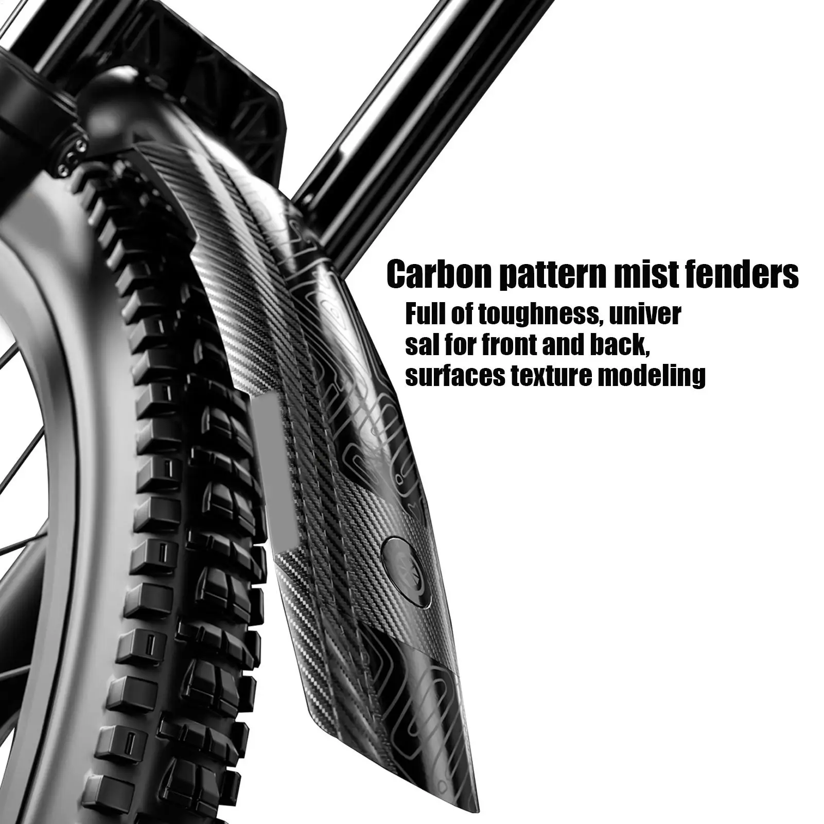 

Universal Bike Fenders Set Full Coverage Front & Rear Mudguards Easy Install Mud Guard For Mountain Road City & Electric Bikes