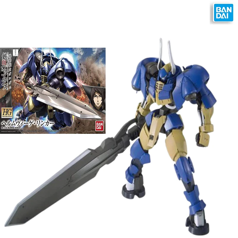 

Оригинальная сборная модель Gundam Bandai HG IBO 1/144 031 Helmwige Reincar, аниме-фигурки для сборки