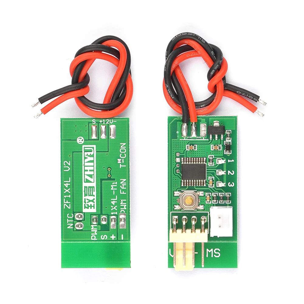 DC8V~18V Fan Speed Controller Pulse WidthModulation Motor Speed Controller with Temperature Sensor for Computer Cooling Fan