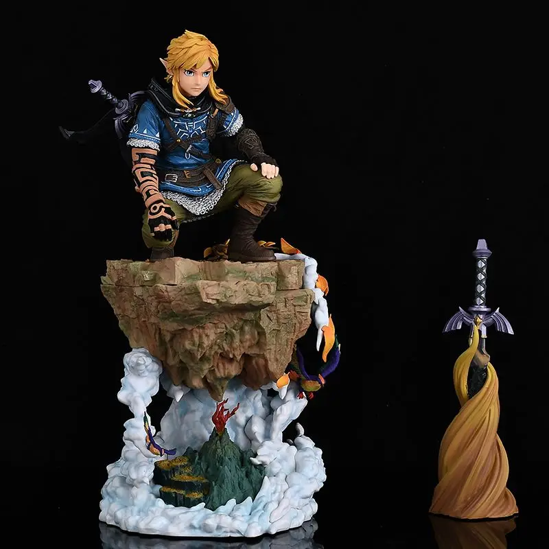

Hf&Hb The Legend Of Zelda Link Figure Tears Of The Kingdom Animation Tide Play Around Gk Super Model Ornaments