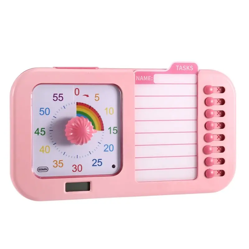 Bild 4: AT43-3 In1 Visueller ADHS-Timer für Kinder und Erwachsene, Aufgaben-Timer mit Planungstafel und Terminplaner