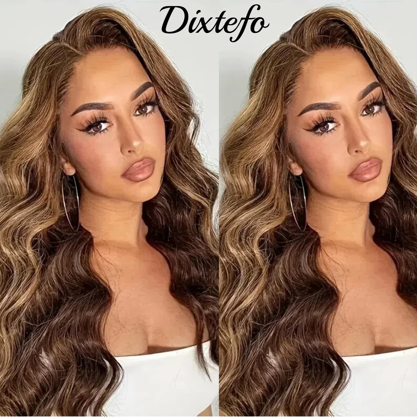 

Hd Transparent P4-27 Body Wave 13x4 Lace Frontal Wig Colored Highlight Human Hair Wigs For Women P4/27 Blonde Pre Plucked Wigs