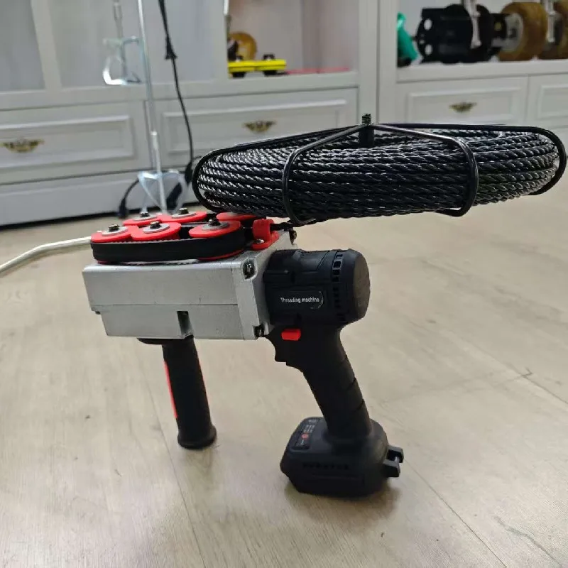 Hot Selling Electrician Pulling Wire Dark Pipe Threader Automatic Threading Machine Dark Wire Electric Pulling Tool Threading